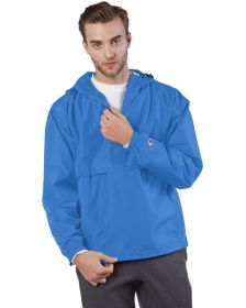 Adult Packable Anorak 1/4 Zip Jacket - BLACK - S (Color: ATHLETIC ROYAL, size: 3XL)