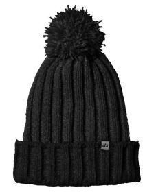 J America 5008JA Cushy Knit Hat (Color: Black, size: OS)