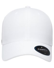 Flexfit 6100NU Adult NU Hat (Color: White, size: S/M)
