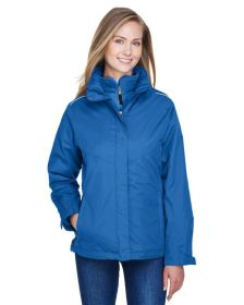 CORE365 78205 Ladies' Region 3-in-1 Jacket with Fleece Liner (Color: TRUE ROYAL, size: 2XL)