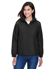 CORE365 78189 Ladies' Brisk Insulated Jacket (Color: Black, size: 2XL)
